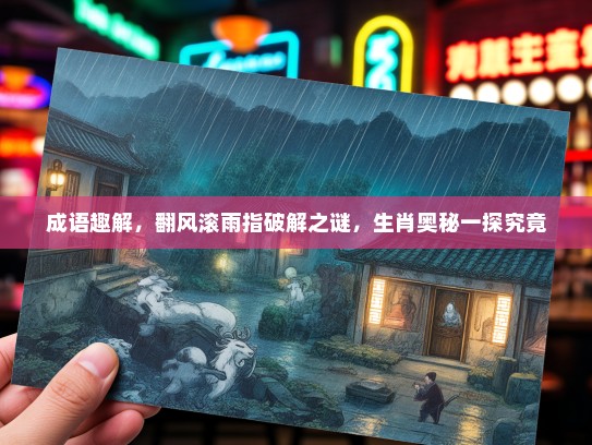成语趣解，翻风滚雨指破解之谜，生肖奥秘一探究竟