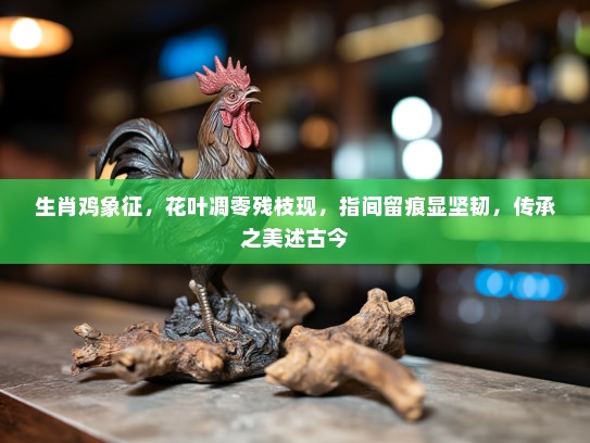 生肖鸡象征，花叶凋零残枝现，指间留痕显坚韧，传承之美述古今