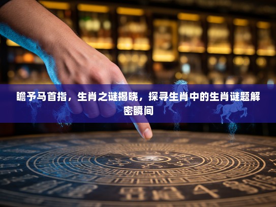 瞻予马首指，生肖之谜揭晓，探寻生肖中的生肖谜题解密瞬间