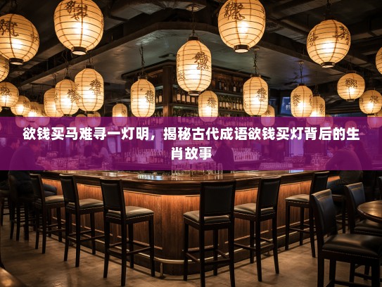 欲钱买马难寻一灯明，揭秘古代成语欲钱买灯背后的生肖故事