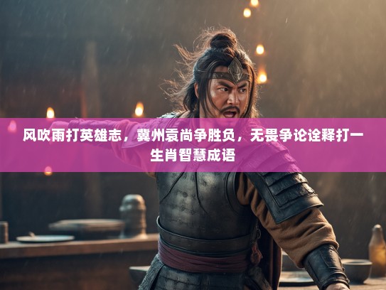 风吹雨打英雄志，冀州袁尚争胜负，无畏争论诠释打一生肖智慧成语