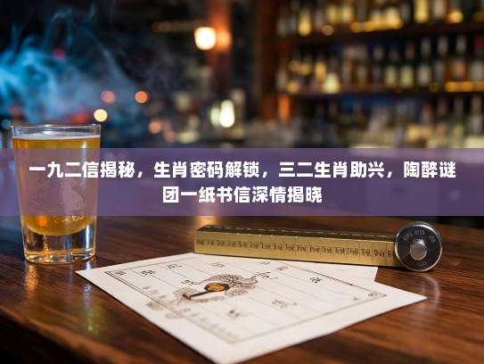 一九二信揭秘，生肖密码解锁，三二生肖助兴，陶醉谜团一纸书信深情揭晓