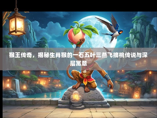 猴王传奇，揭秘生肖猴的一石五叶三燕飞摘桃传说与深层寓意